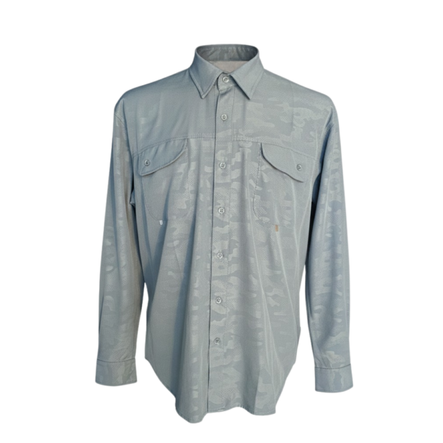 Camisa RIVAS® Slim Camuflaje Azul Cielo Hombre.