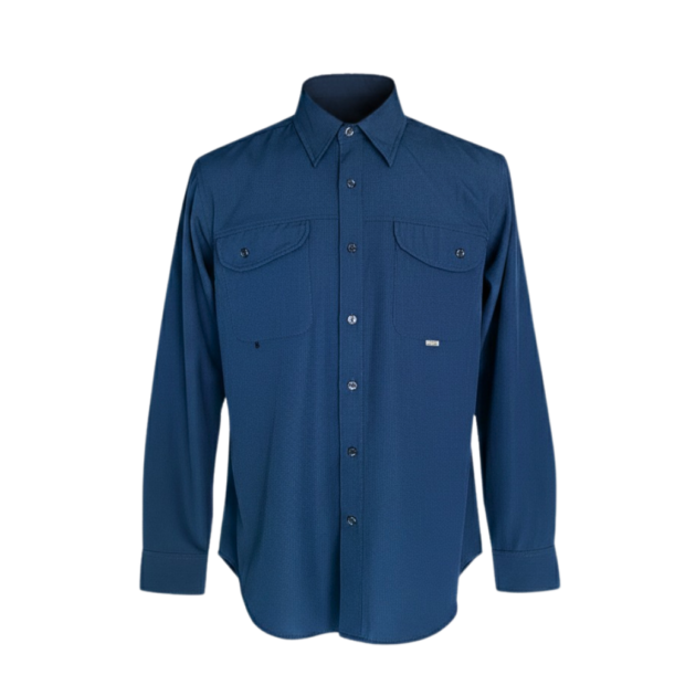 Camisa RIVAS® slim hombre, Petroleo.