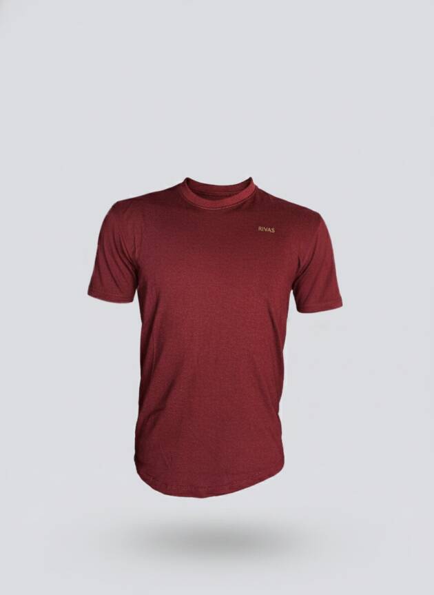 Camisa RIVAS® 50% Algodón 50% Poliéster Vino Hombre