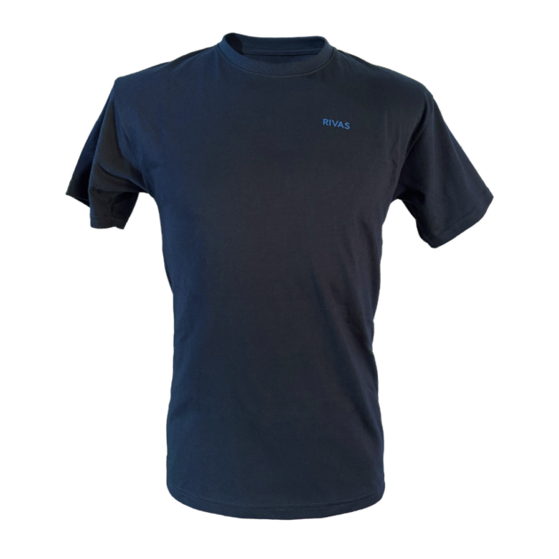 Camisa RIVAS® 50% Poliéster 50% Algodón Marino Caballero