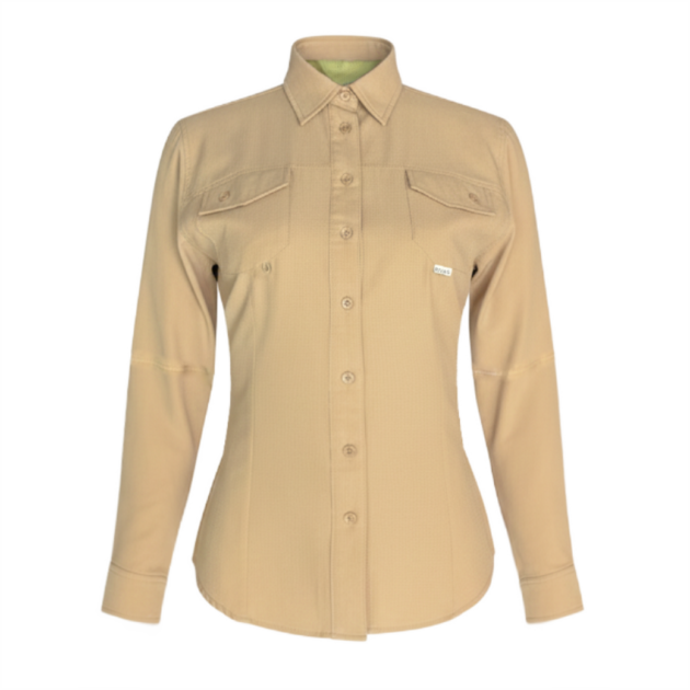 Camisa RIVAS® Outdoor Slim Beige Dama