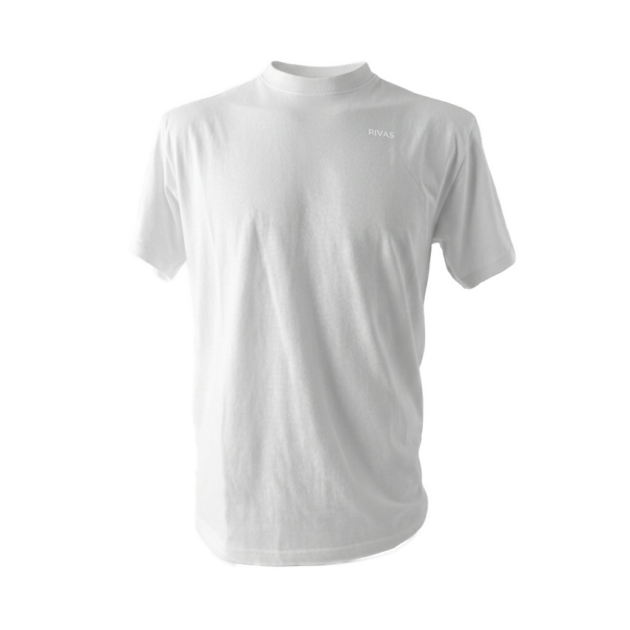 Camisa RIVAS® 50% Algodón 50% Poliéster Blanca Caballero