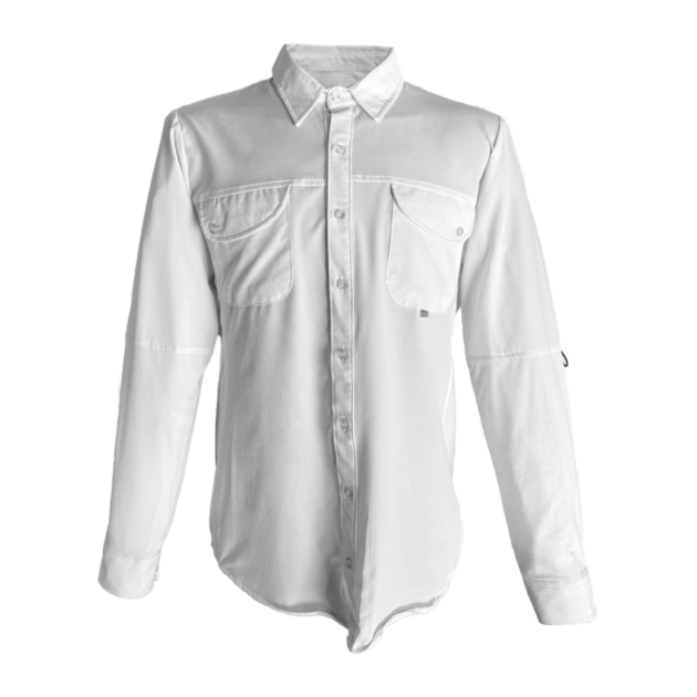 Camisa RIVAS® Outdoor Corte Recto Blanco Caballero