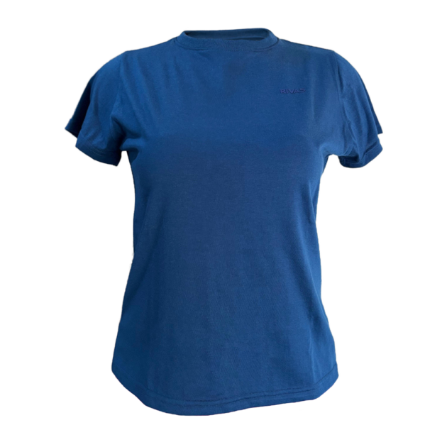 Camisa RIVAS® 50% Poliester 50% Algodón Marino Dama