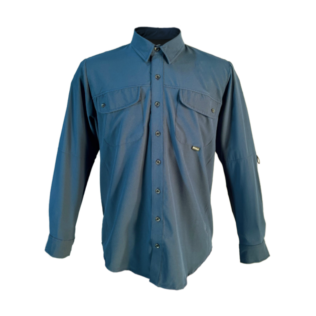 Camisa RIVAS® Outdoor Corte Recto Petróleo Caballero
