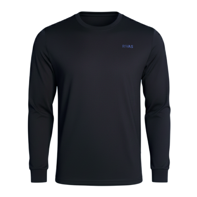 Camisa RIVAS® Poliester-Algodón M/L Marino