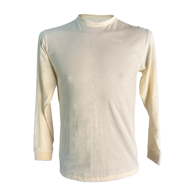 Camisa RIVAS® 50% Poliester 50% Algodón M/L Amarillo Hueso