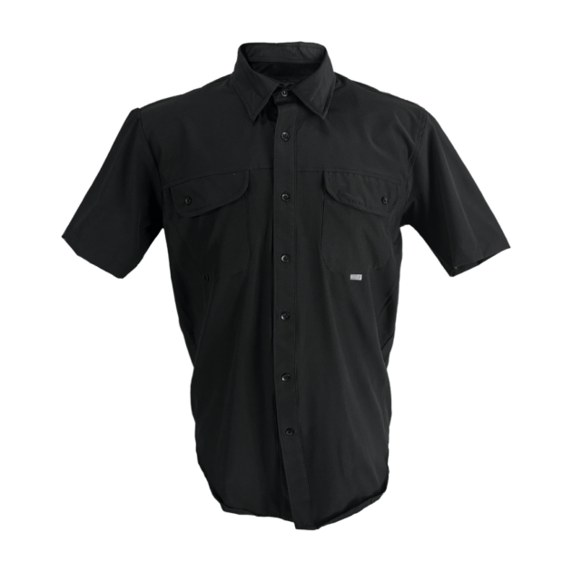 Camisa RIVAS® Outdoor Slim M/C Negro Caballero