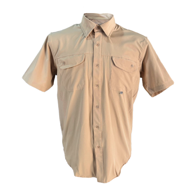 Camisa RIVAS® Outdoor Slim M/C Beige Caballero