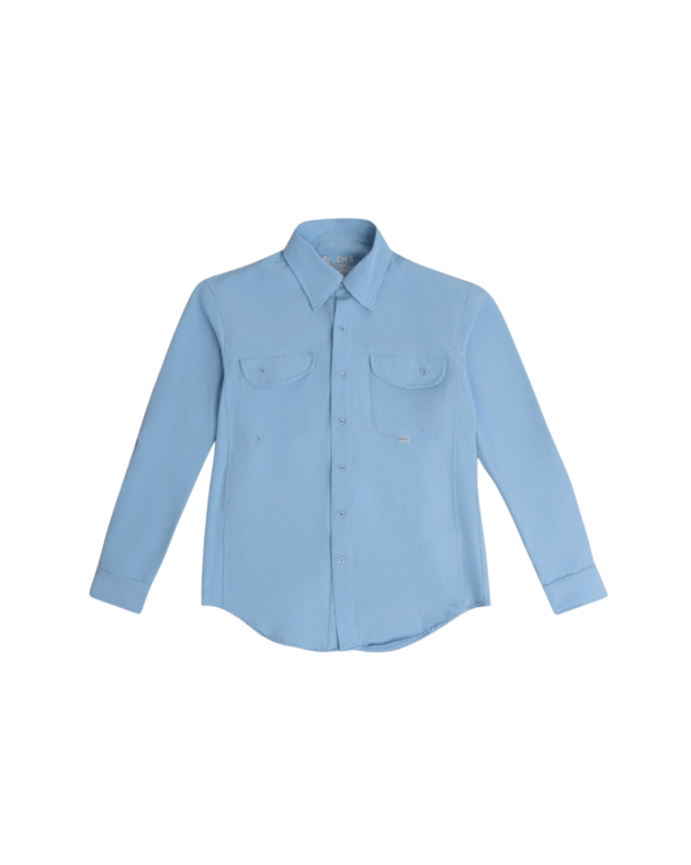Camisa Corp Celeste Slim
