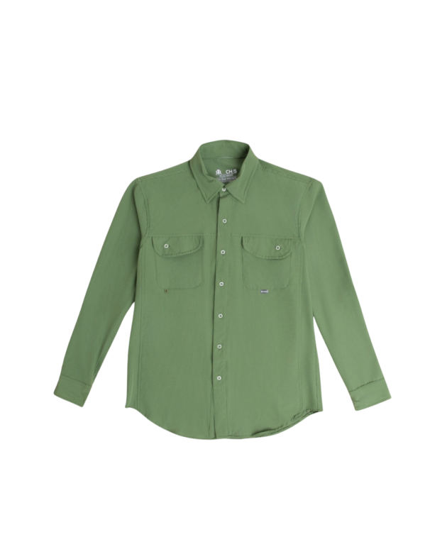Camisa Corp Verde Bali Slim