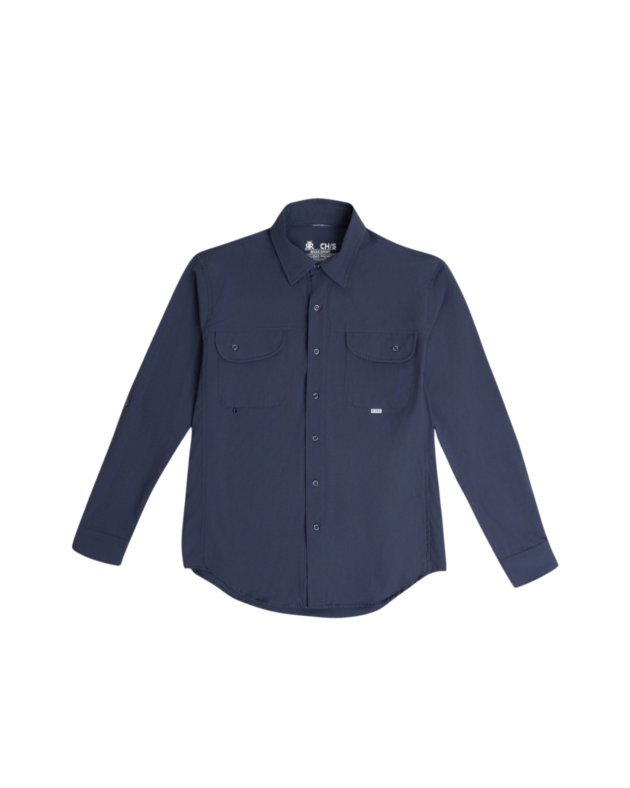 Camisa Corp Azul Marino Slim