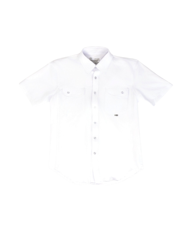 Camisa Outdoor Blanco Manga Corta