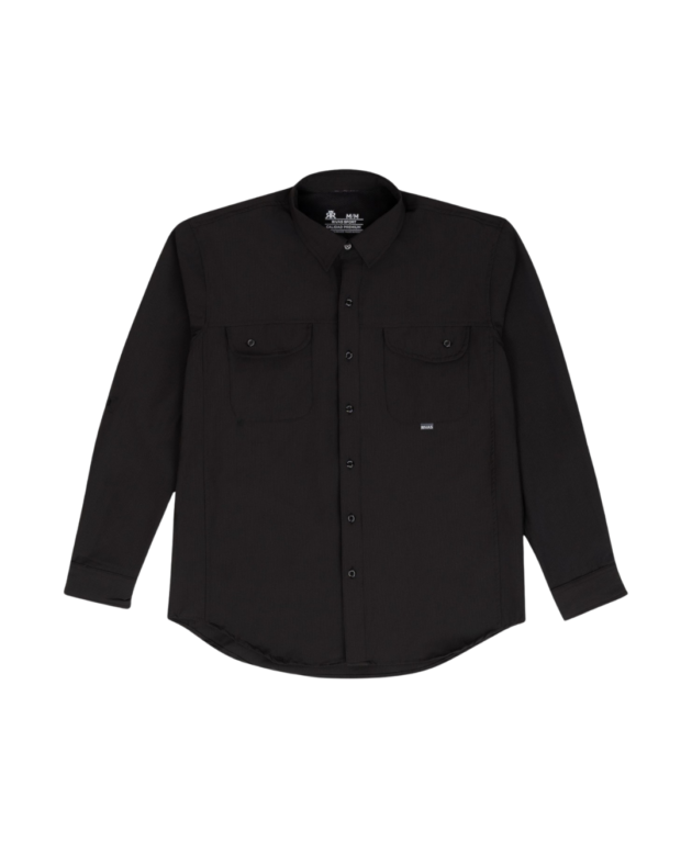 Camisa Outdoor Negra Slim