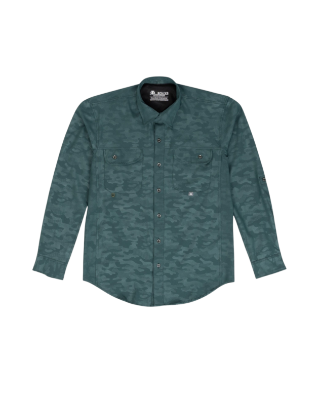Camisa Outdoor Camu Green Slim